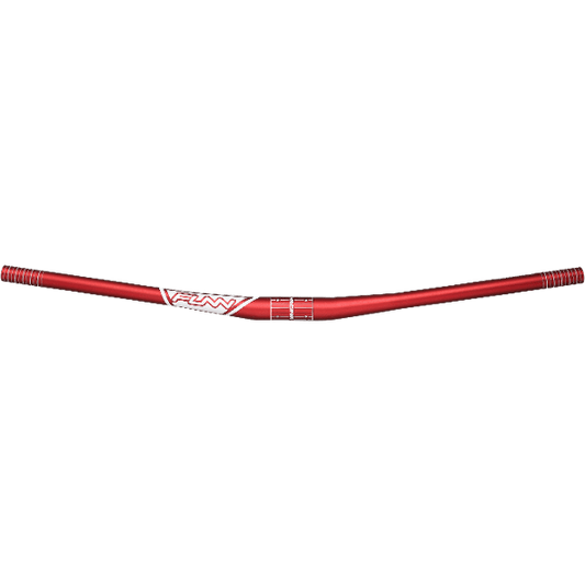 Funn Kingpin Flatbars - 35.0~785~30 Red Handlebars
