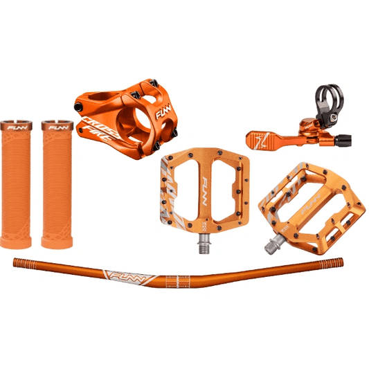 Funn Orange Cockpit Kit - Flatbars Upgrade