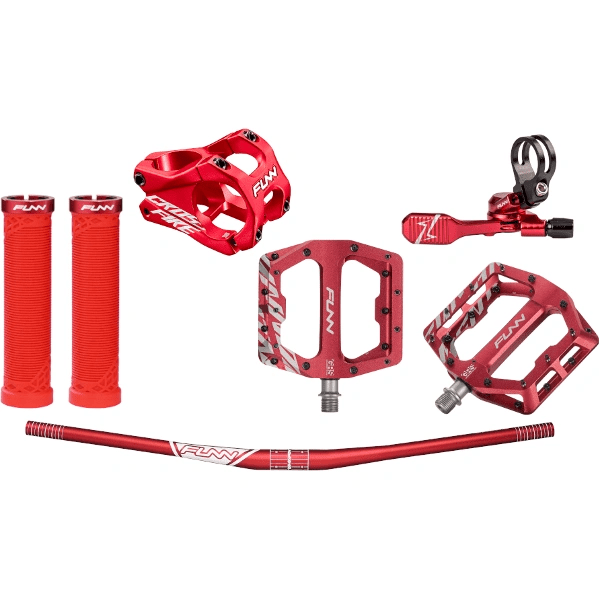 Funn Red Cockpit Kit - Dropbars Upgrade Kit