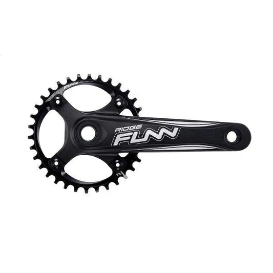 Funn Ridge 170Mm Crankset 34T Black Mountain Bike Crankset
