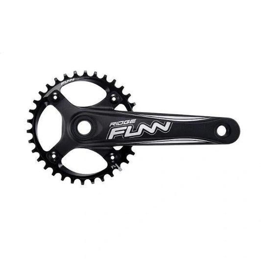 Funn Ridge 170Mm Crankset - 36T Black - Mountain Bike Crankset