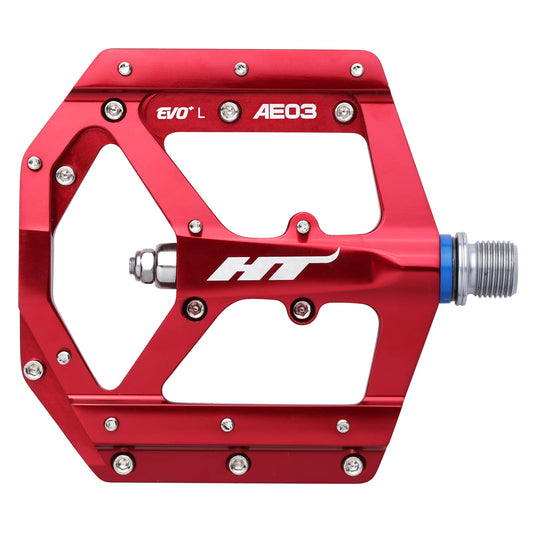 Ht AE03 Pedals Alloy / CNC CRMO - Red