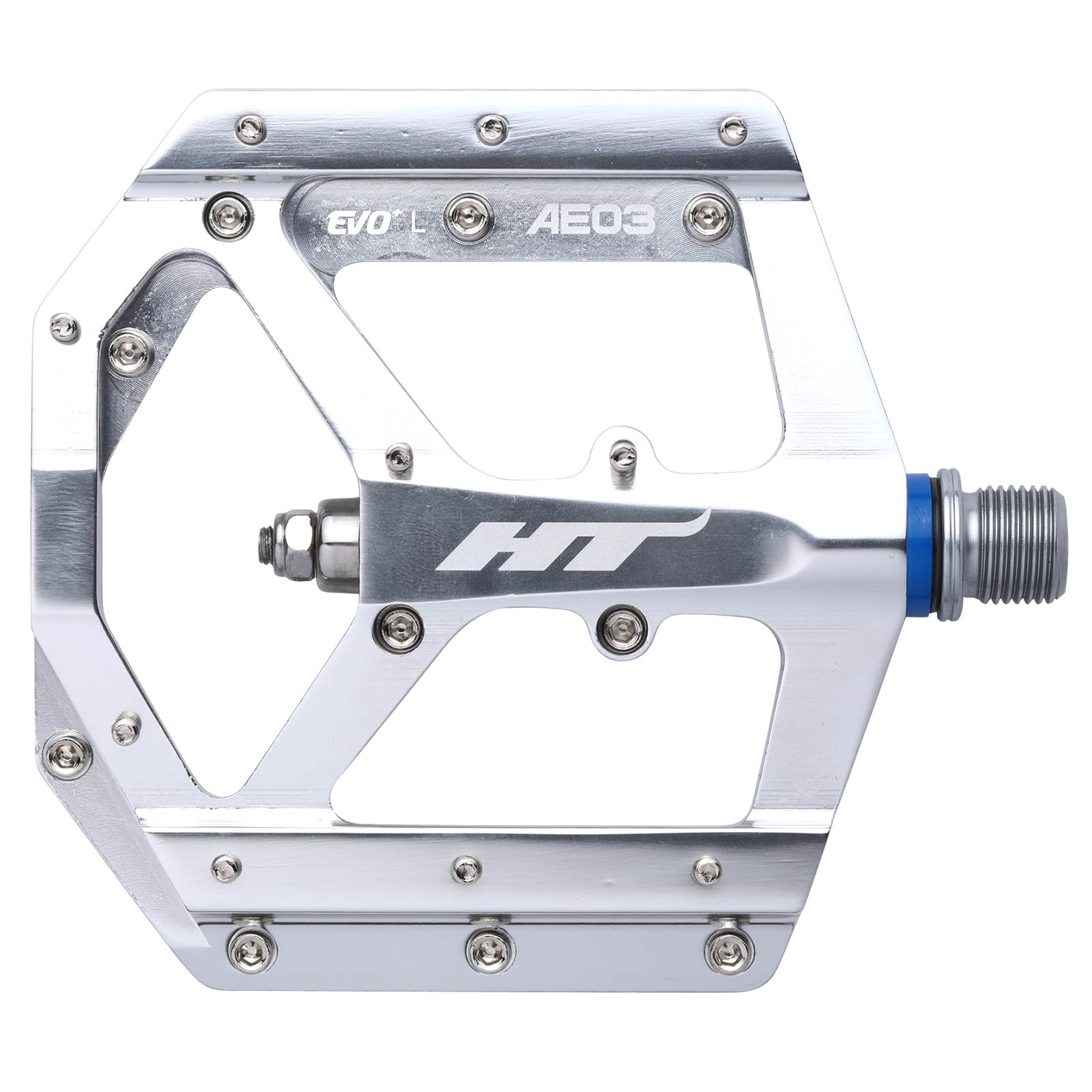 Ht AE03 Pedals Alloy / CNC CRMO - Silver