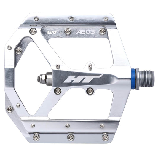Ht AE03 Pedals Alloy / CNC CRMO - Silver