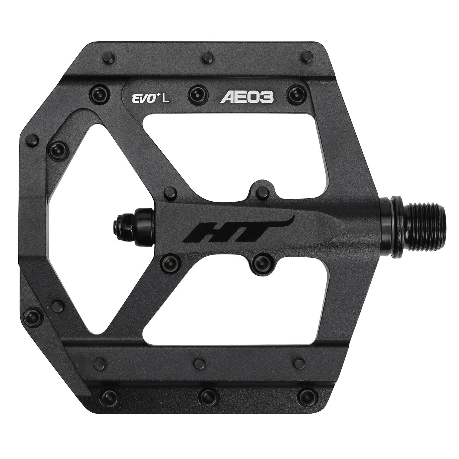 Ht AE03 Pedals Alloy / CNC CRMO - Stealth Black