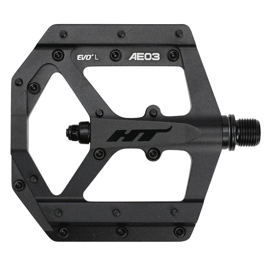 Ht AE03 Pedals Alloy / CNC CRMO - Stealth Black