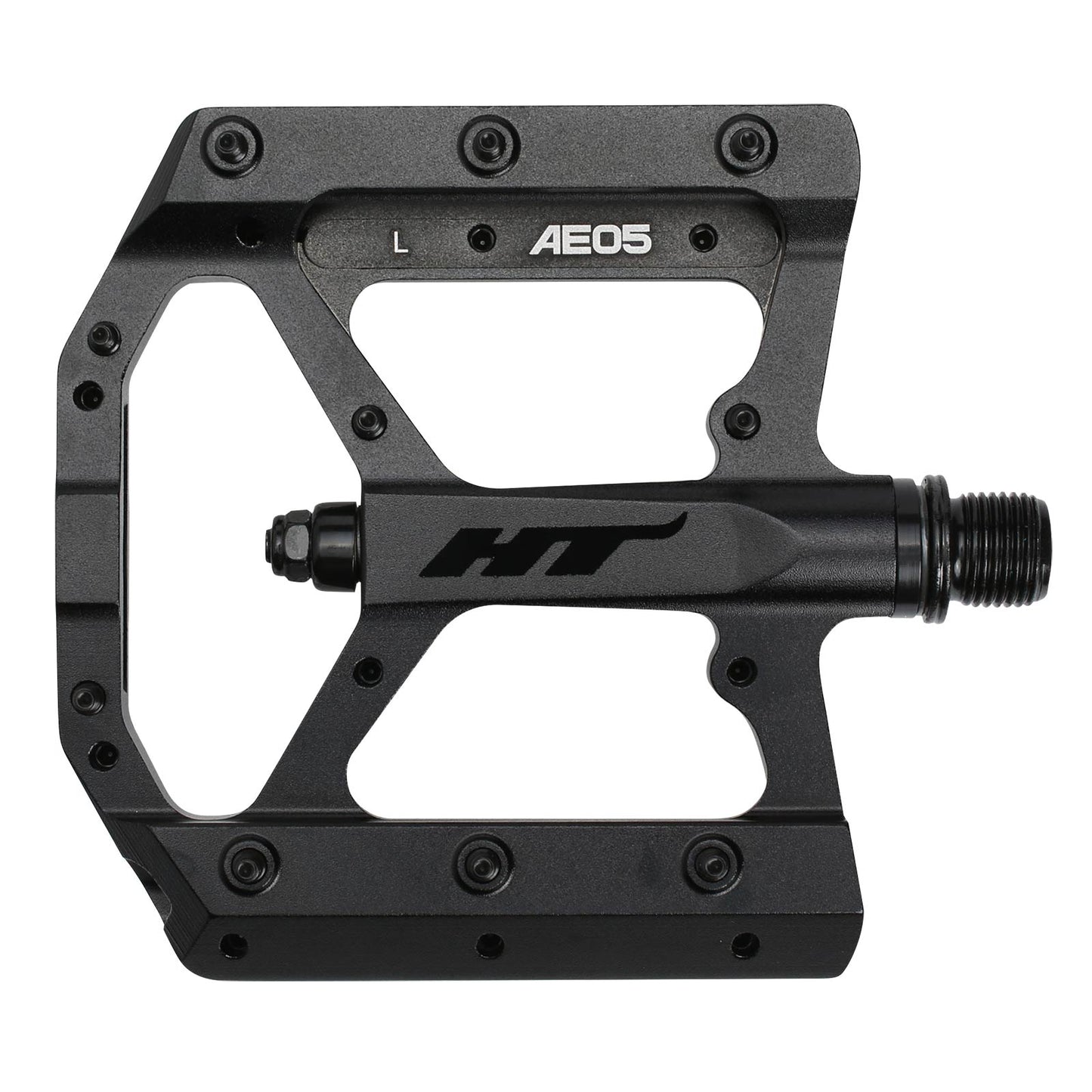 Ht AE05 Pedals Alloy / CNC CRMO - Stealth Black