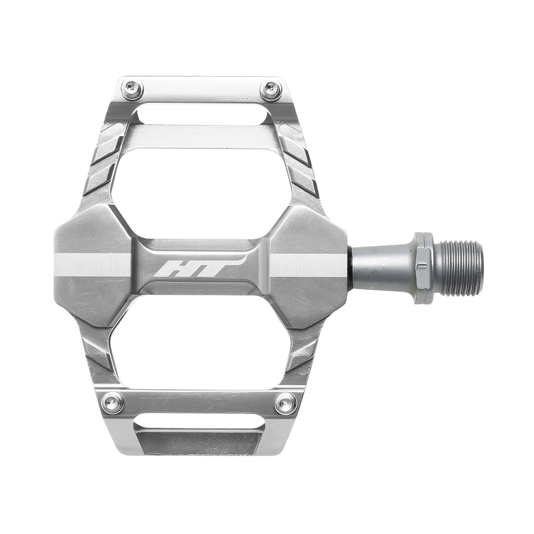 Ht AR06 Pedals Alloy / CNC CRMO - Silver