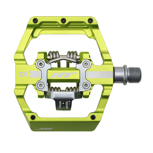 Ht D1 Pedals Alloy / CNC CRMO - Apple Green