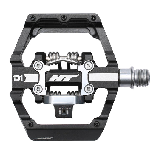 Ht D1 Pedals Alloy / CNC CRMO - Black