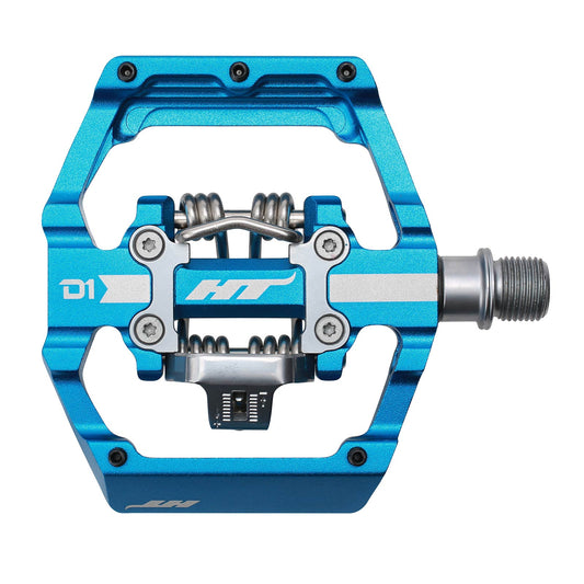 Ht D1 Pedals Alloy / CNC CRMO - Marine Blue