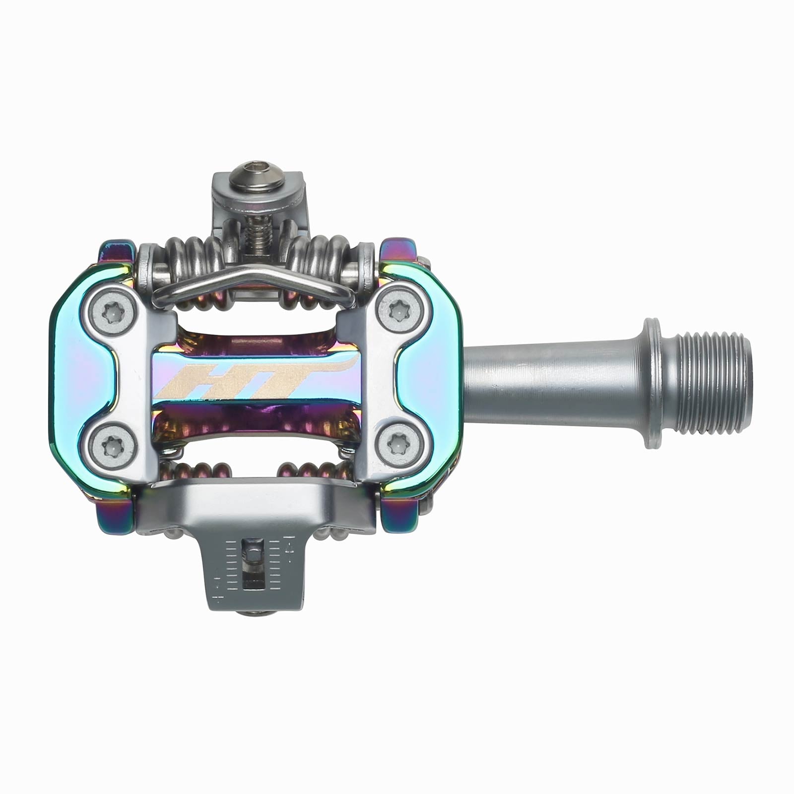 Ht M2 Pedals Alloy / CNC CRMO - Oil Slick