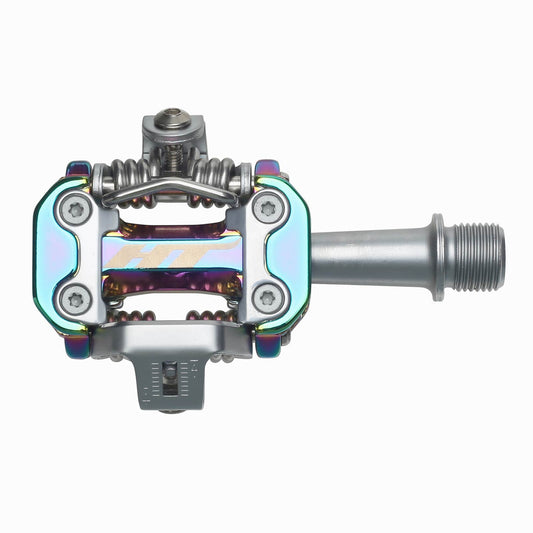 Ht M2 Pedals Alloy / CNC CRMO - Oil Slick