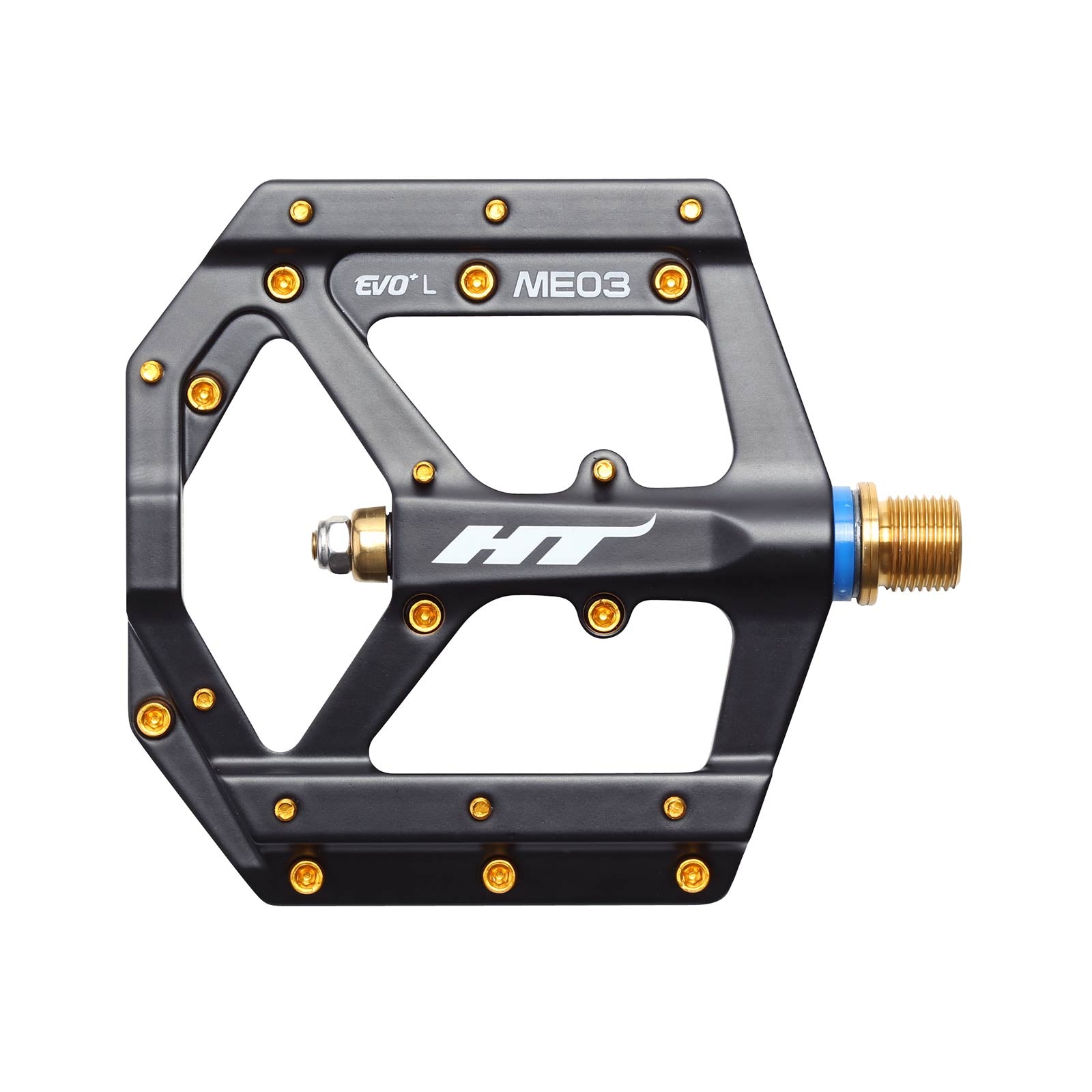 Ht ME03T Pedals Mag / CNC Ti - 80kg rider max - Black