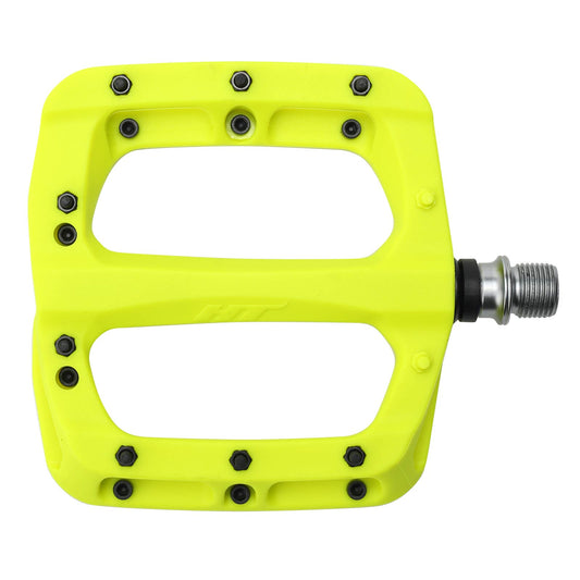 Ht PA03A Pedals Nylon / CNC CRMO - Neon Yellow
