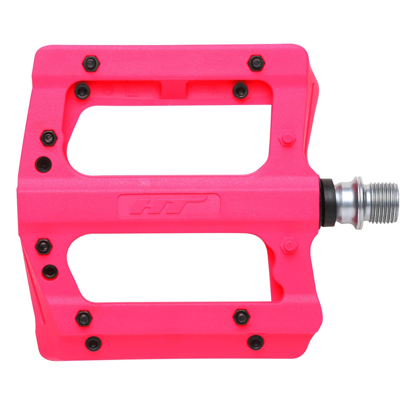 Ht PA12A Pedals Nylon / CNC CRMO - Neon Pink