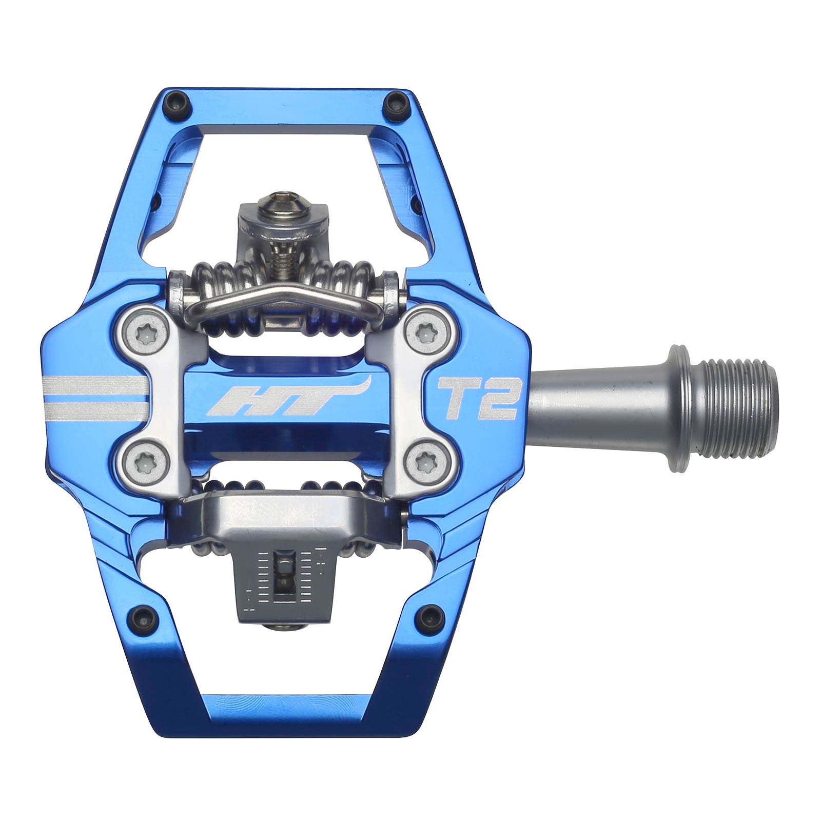 Ht T2 Pedals Alloy / CNC CRMO - Royal Blue