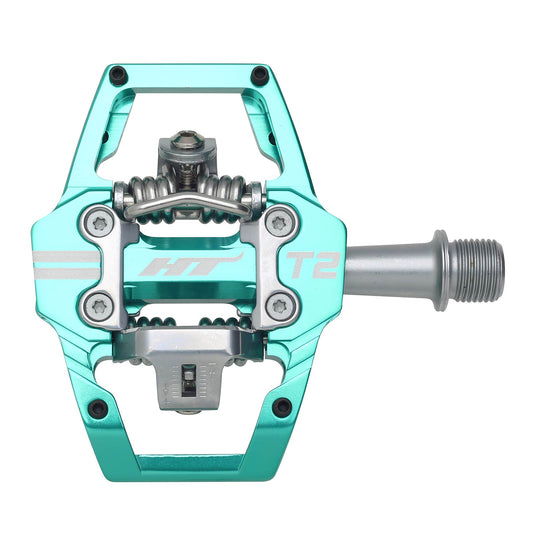 Ht T2 Pedals Alloy / CNC CRMO - Turq