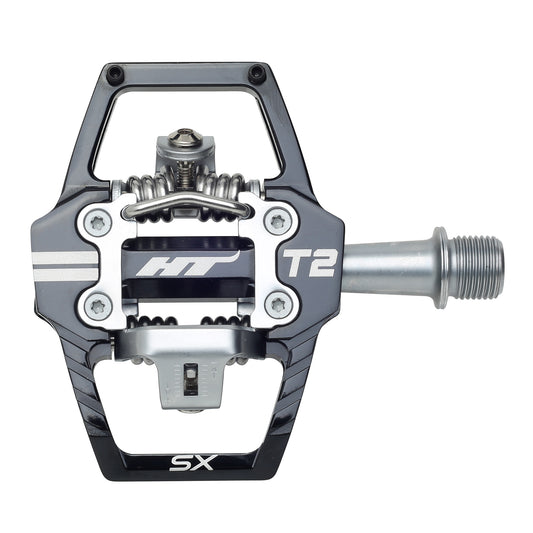 Ht T2SX Pedals Alloy / CNC CRMO - Black