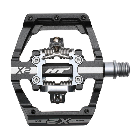 Ht X2-SX Pedals Alloy / CNC CRMO - Black