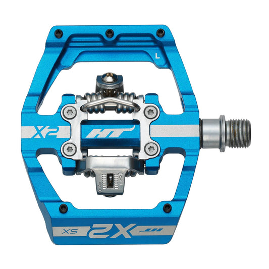 Ht X2-SX Pedals Alloy / CNC CRMO - Marine Blue