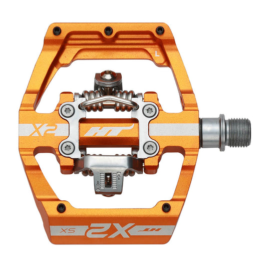 Ht X2-SX Pedals Alloy / CNC CRMO - Orange