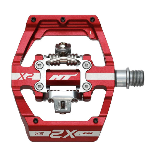 Ht X2-SX Pedals Alloy / CNC CRMO - Red