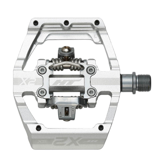 Ht X2-SX Pedals Alloy / CNC CRMO - Silver