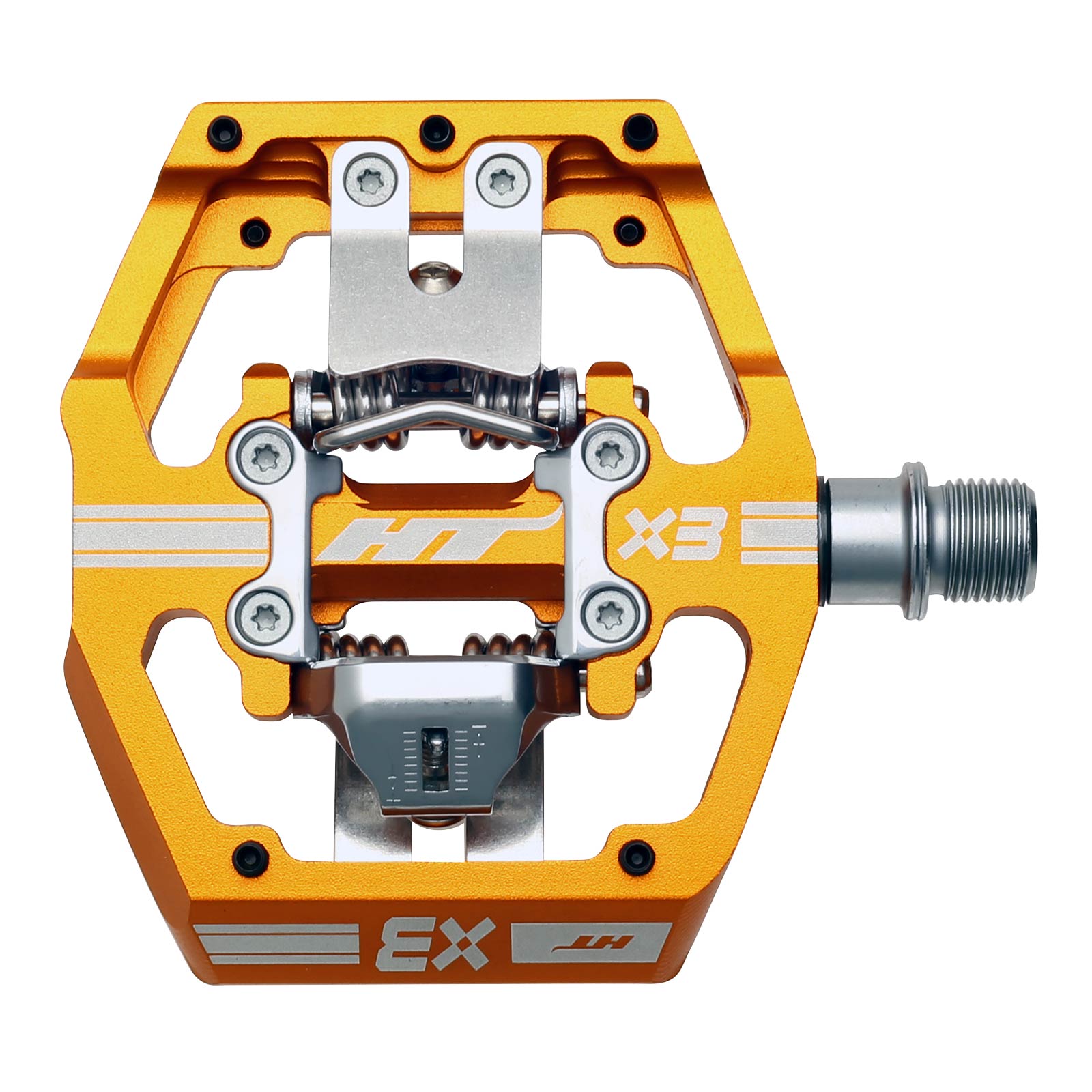 Ht X3 Pedals Alloy / CNC CRMO - Orange
