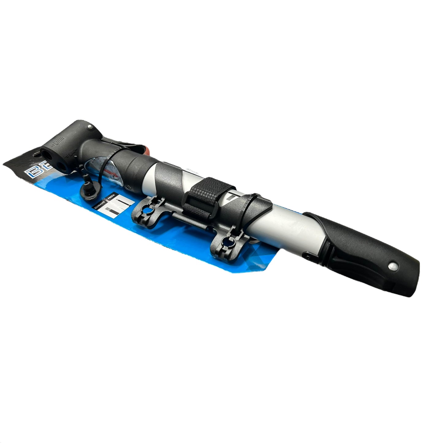 Beto Mini Pump with Gauge - Schrader/Presta Dual Head