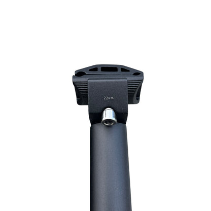 Alloy Seat Post 30.9mm x 400mm Micro-Adjust - Black