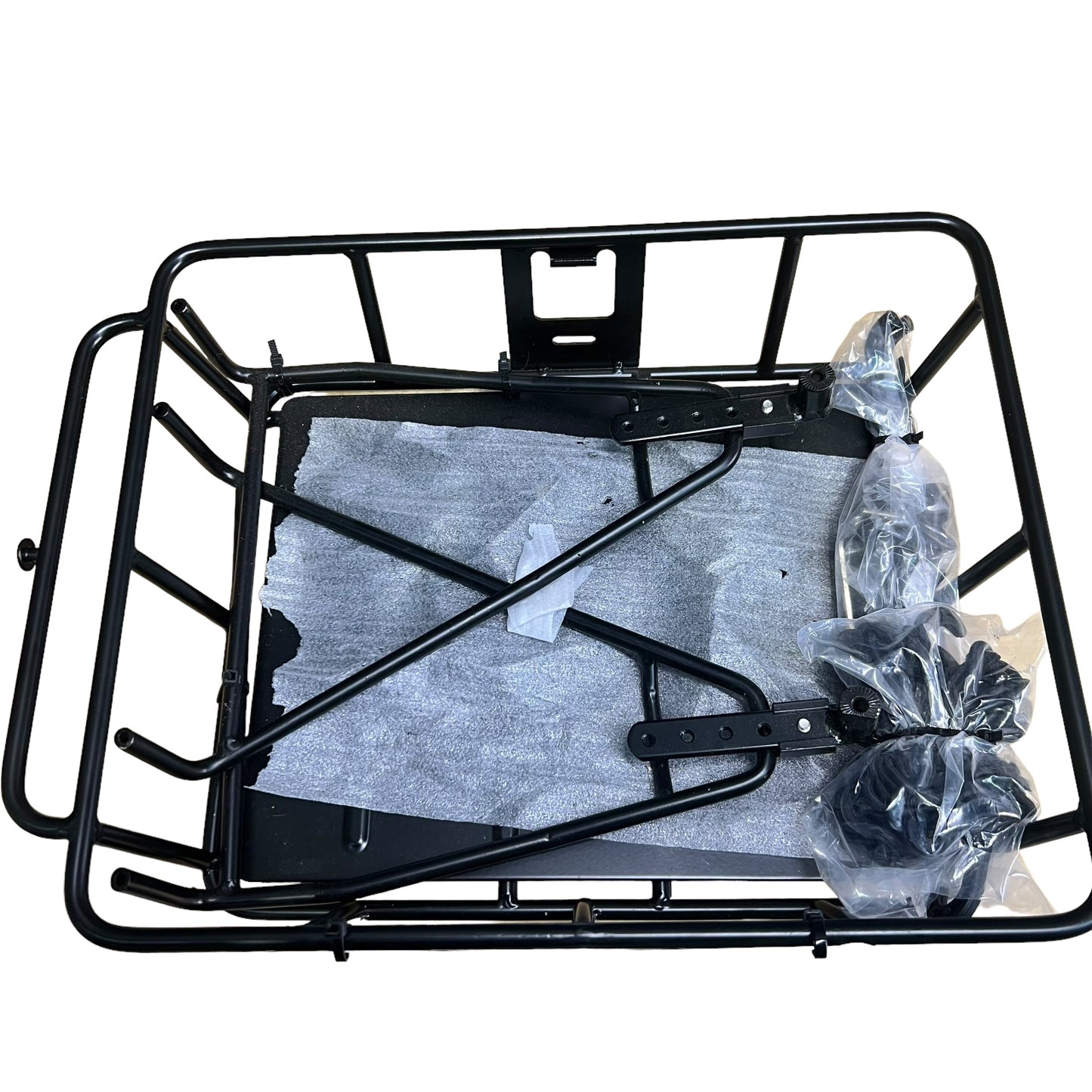 Alloy Front / Rear Rack with Fixed Basket - Heavy Duty, 10kg Weight Limit