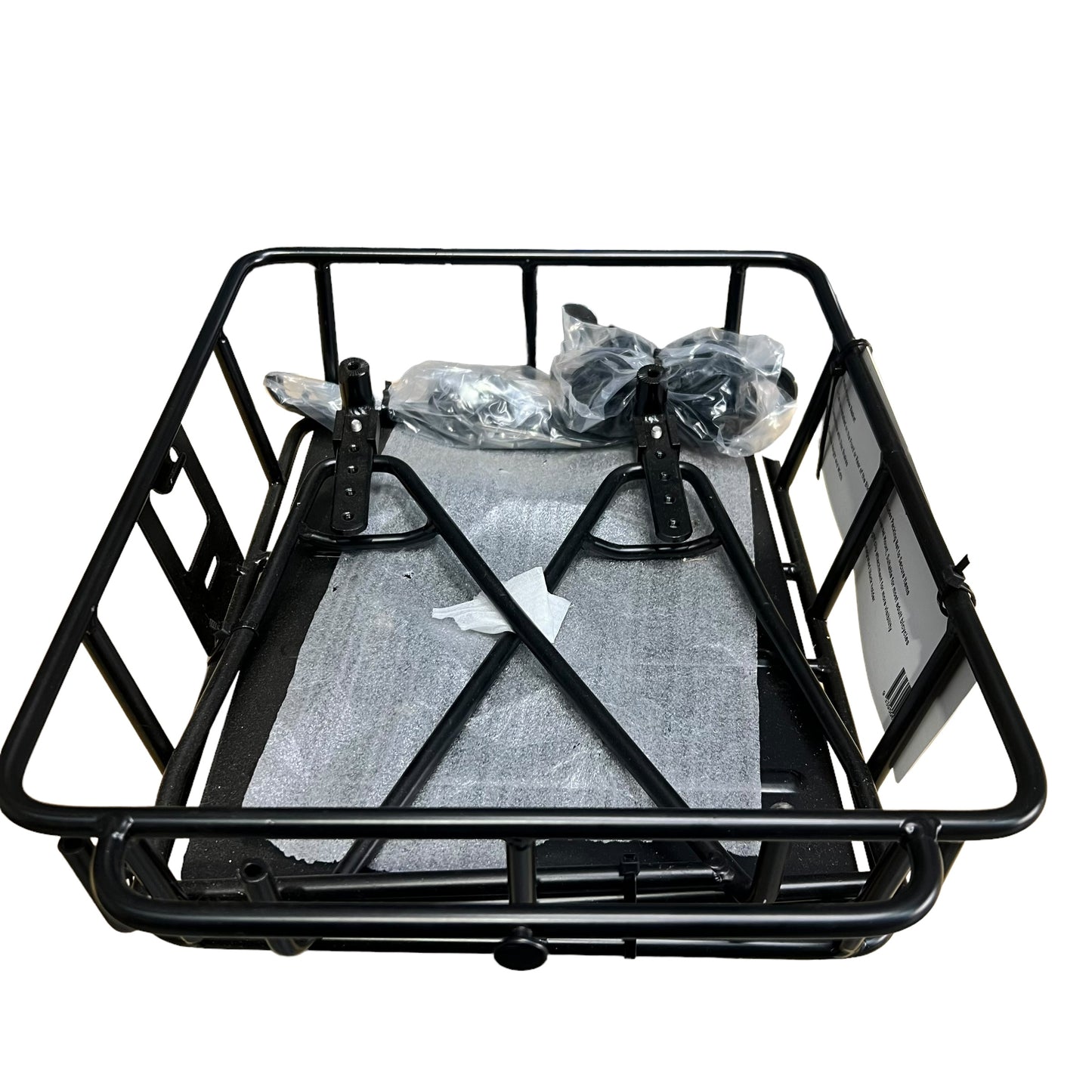 Alloy Front / Rear Rack with Fixed Basket - Heavy Duty, 10kg Weight Limit