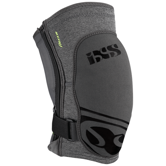 iXS Flow Zip Knee Pads Grey Medium - 12 Pack