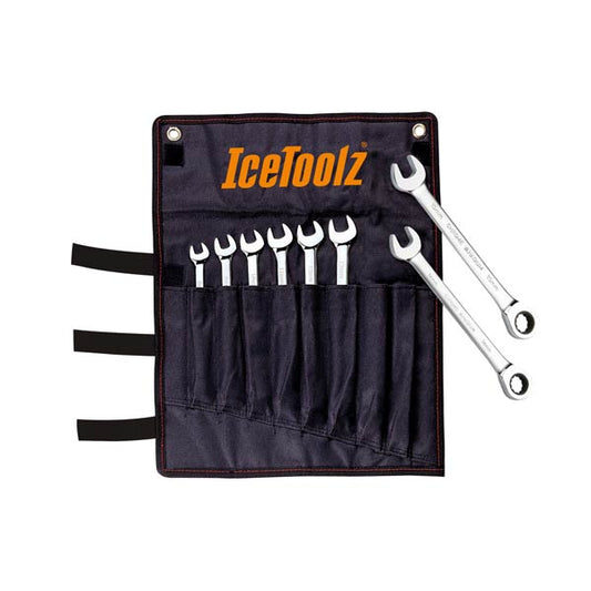 Ice Toolz 8-15MM COMBINATION RATCHET WRENCHr SET