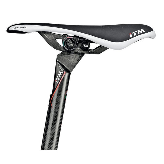 Itm Sit n go Saddle plus Carbon Seat Post 30.9 Black