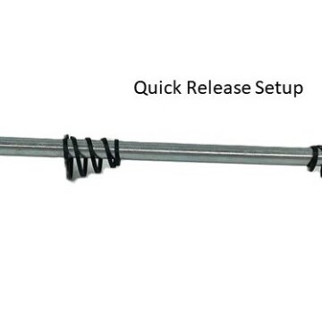 JetBlack Trainer Skewer Adaptor – QR & Thru Axle compatible