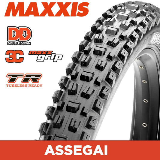 Maxxis Assegai 27.5 X 2.60 Dd 3C Tr All Mountain Tyres