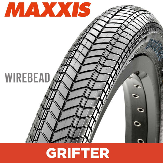 Maxxis Grifter 20 X 2.10 Bmx Tyres - Wire 60Tpi