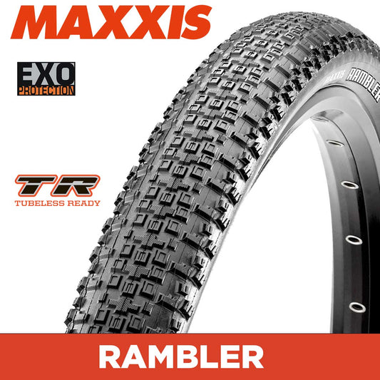 Maxxis Rambler 700 X 50 Exo Tr Gravel Tyres - 29" / 700C