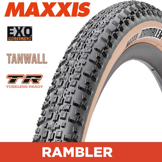 Maxxis Rambler 700X50 Exo Tr Tw Gravel Tyres - 29" / 700C