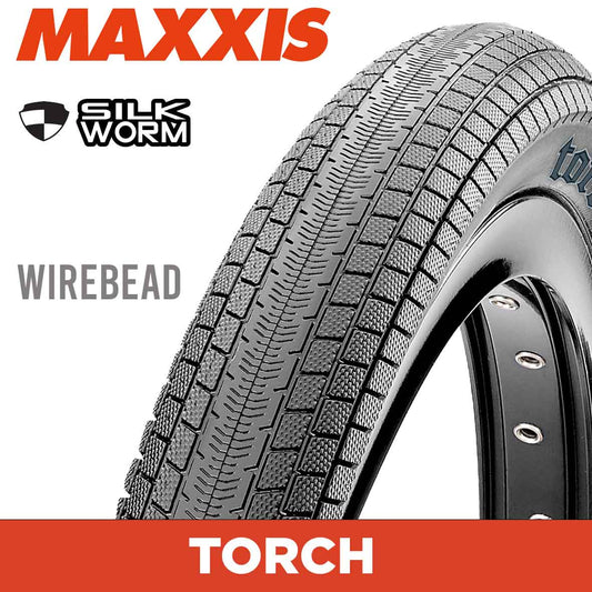 Maxxis Torch 20X1 3/8 Bmx Wire Silkw Tyres - 8-20"
