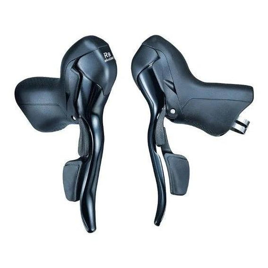 Microshift R8 Control Levers - 2X8 Shifters For Smooth Gear Changes
