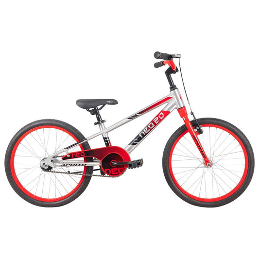 Neo+ 20 Boys Brushed Alloy / Red, Black Fade