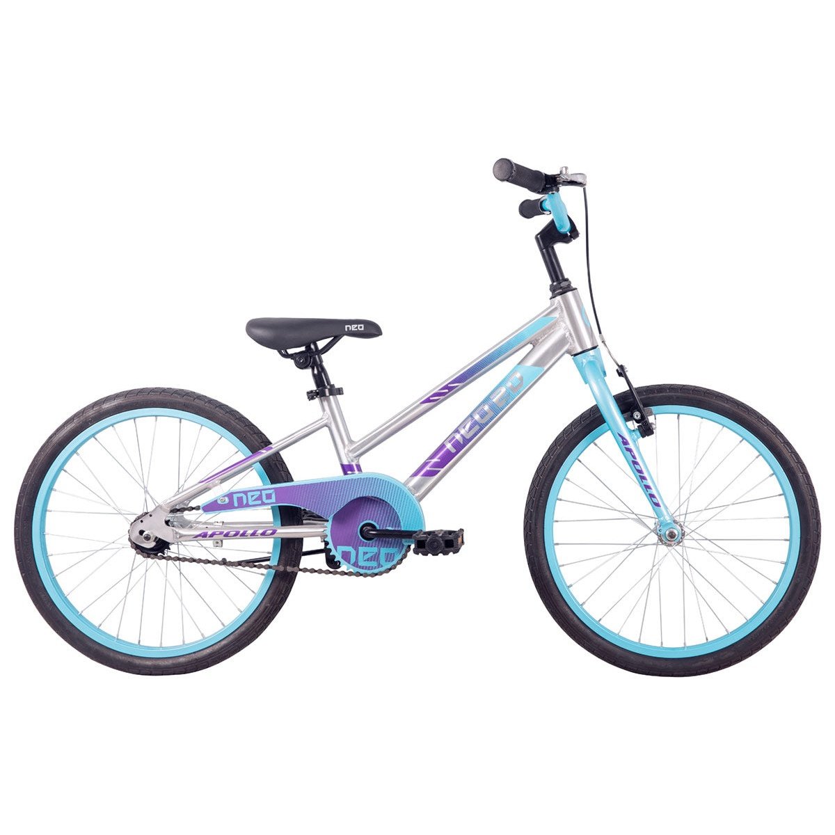 Neo+ 20 Girls Brushed Alloy / Ice Blue, Purple Fade