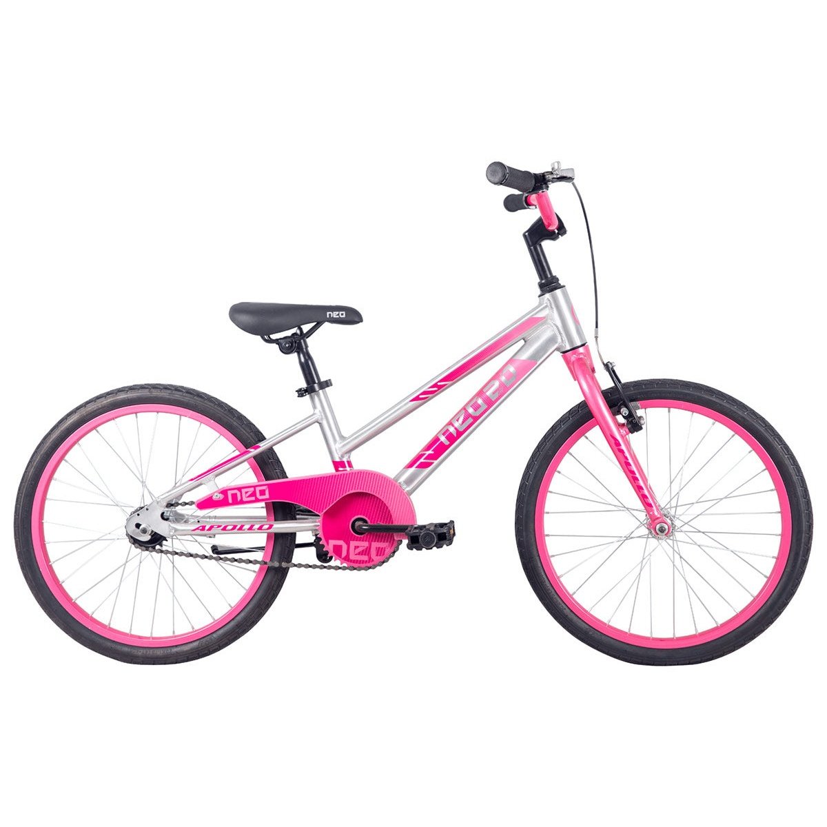 Neo+ 20 Girls Brushed Alloy / Pink, Dark Pink Fade