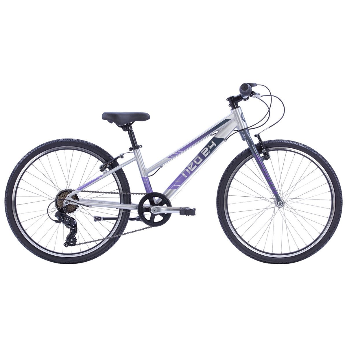 Neo+ 24 7s Girl's Brushed Alloy / Charcoal, Lavender Fade