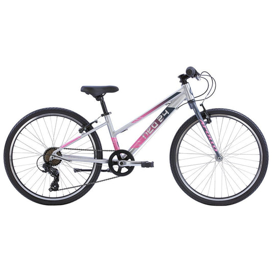 Neo+ 24 7s Girls Brushed Alloy / Charcoal, Pink Fade
