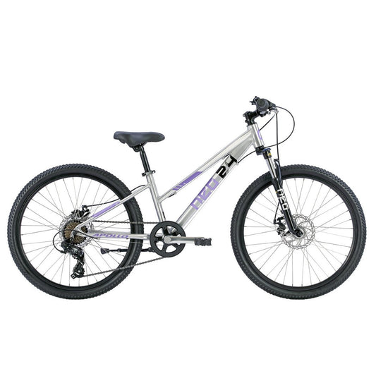 Neo Disc+ 24 7s Girls Brushed Alloy / Lavender / Black