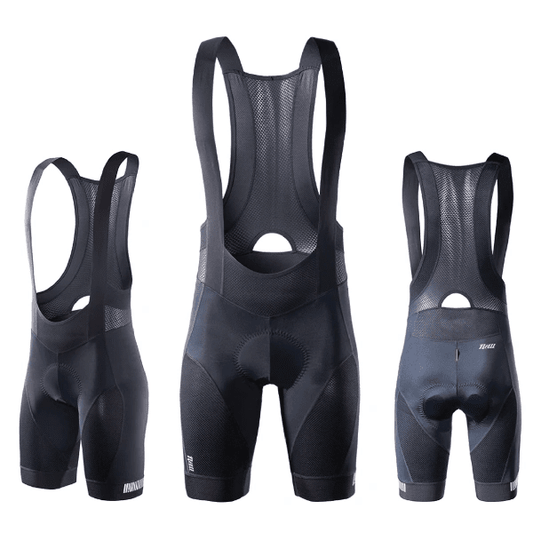 Netti Mens Black Bib Knicks Large - Cycling Bottoms